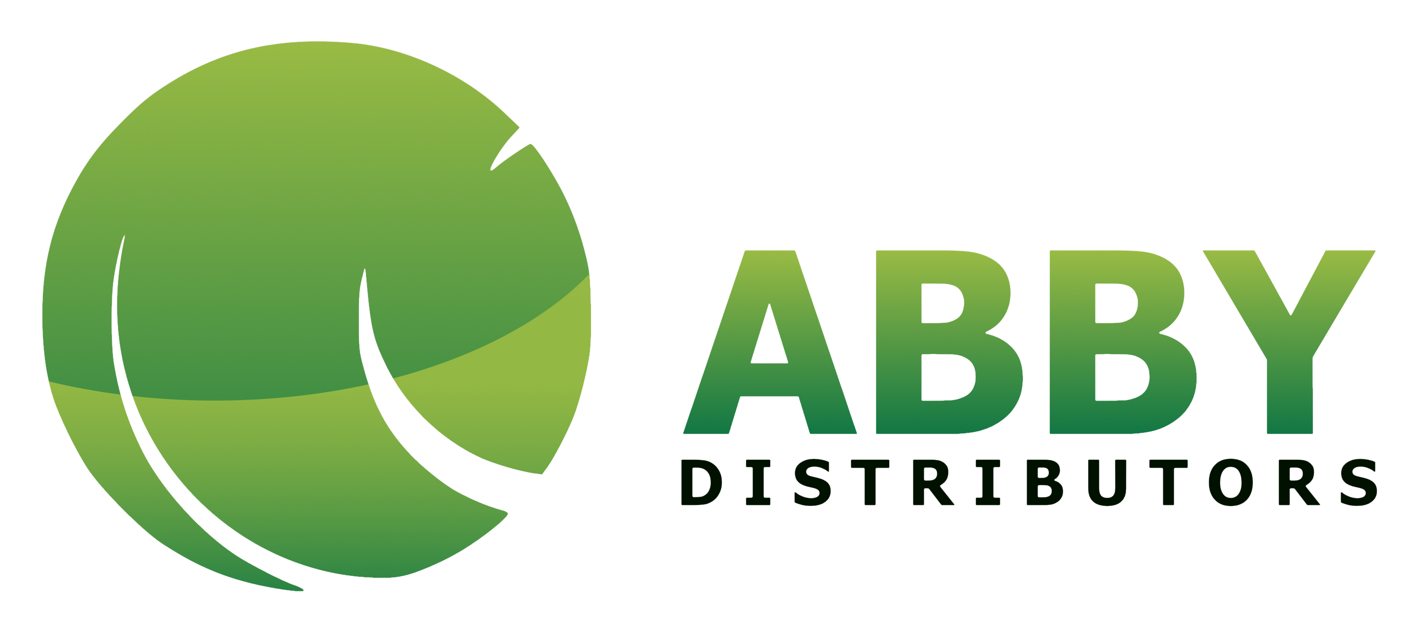 Abby Distributor's Full Logo, with title